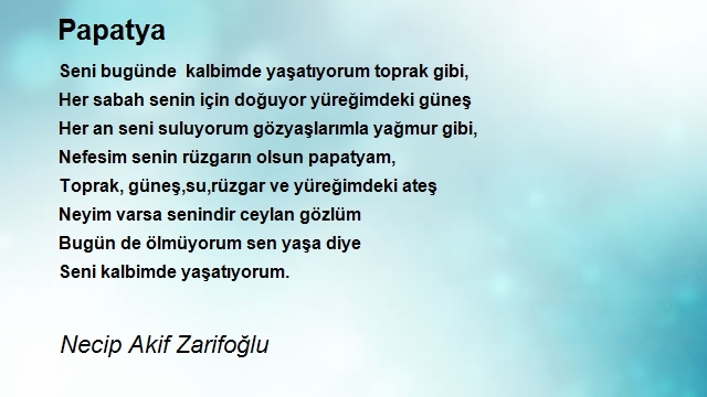 Necip Akif Zarifoğlu