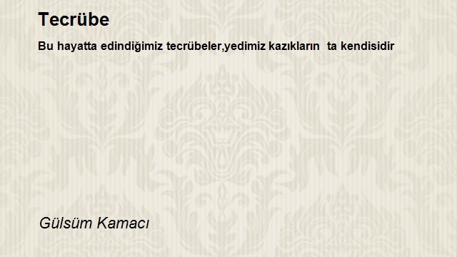 Gülsüm Kamacı
