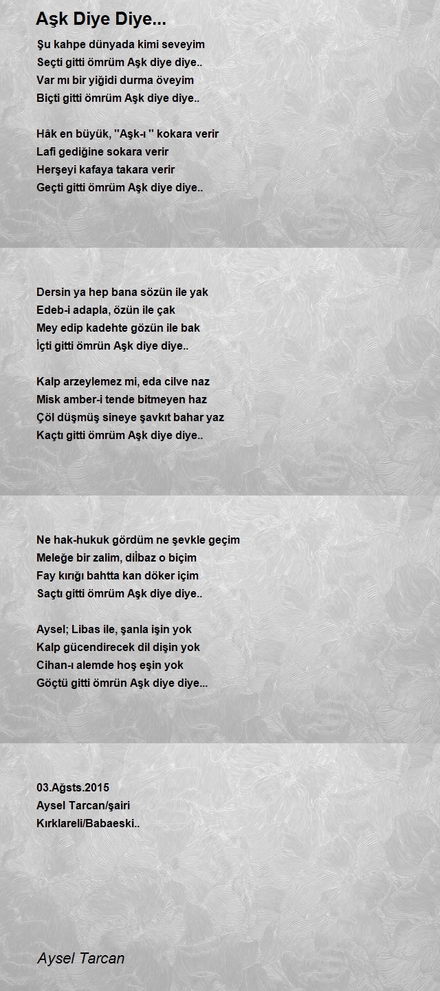 Aysel Tarcan