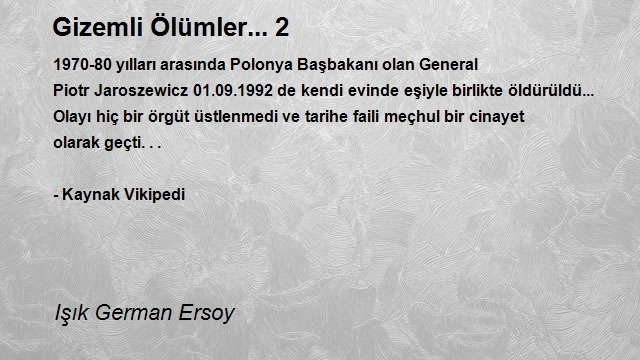 Işık German Ersoy