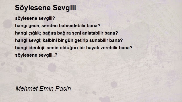 Mehmet Emin Pasin