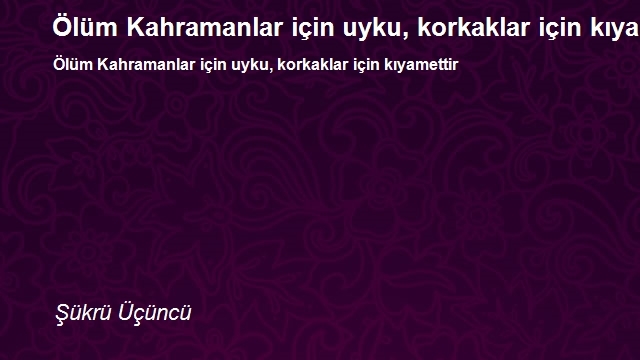 Şükrü Üçüncü