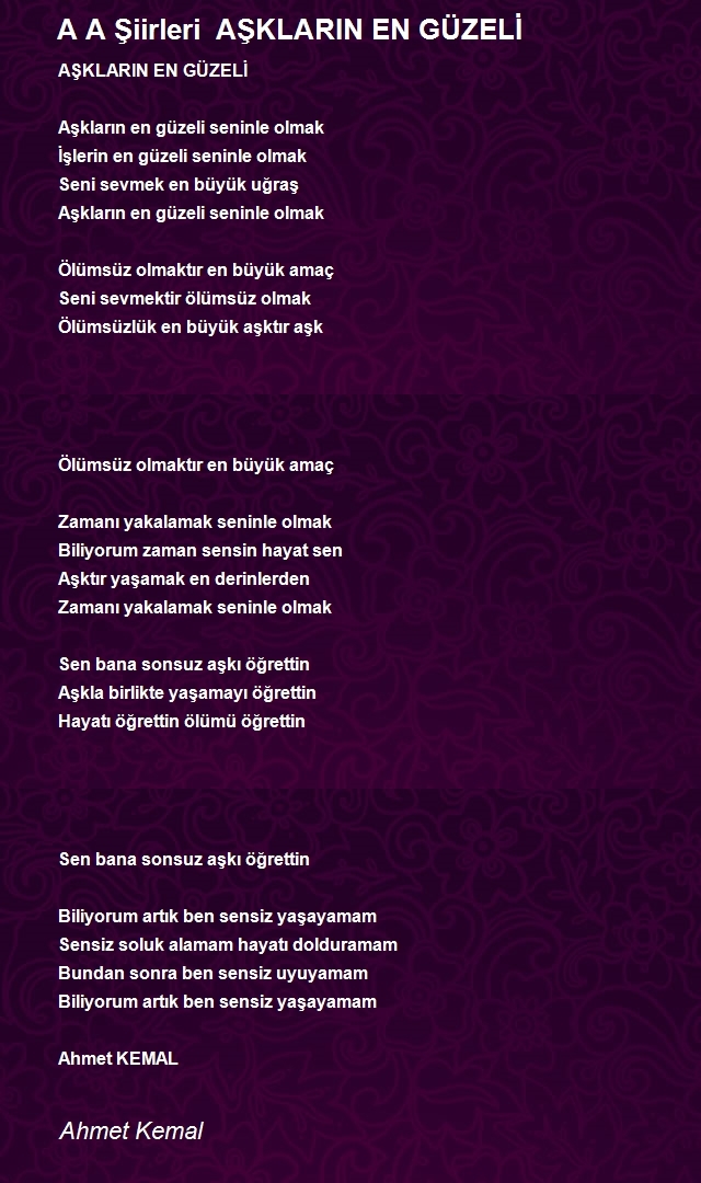 Ahmet Kemal