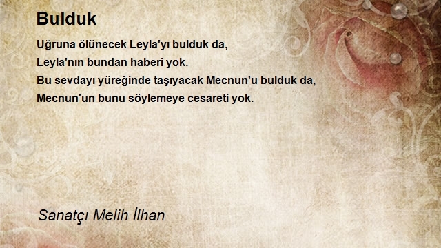 Sanatçı Melih İlhan