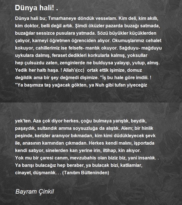 Bayram Çinkil