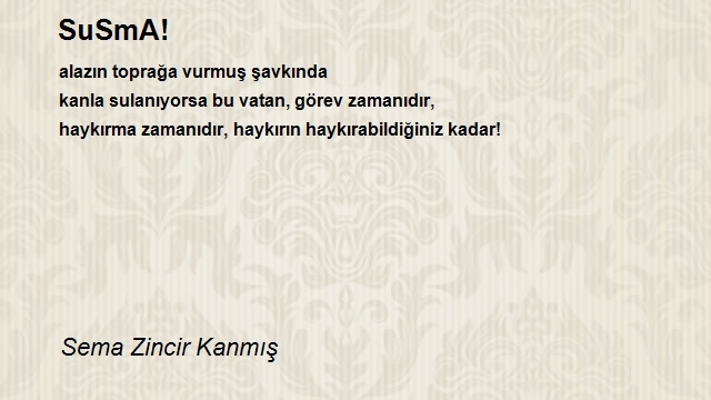 Sema Zincir Kanmış