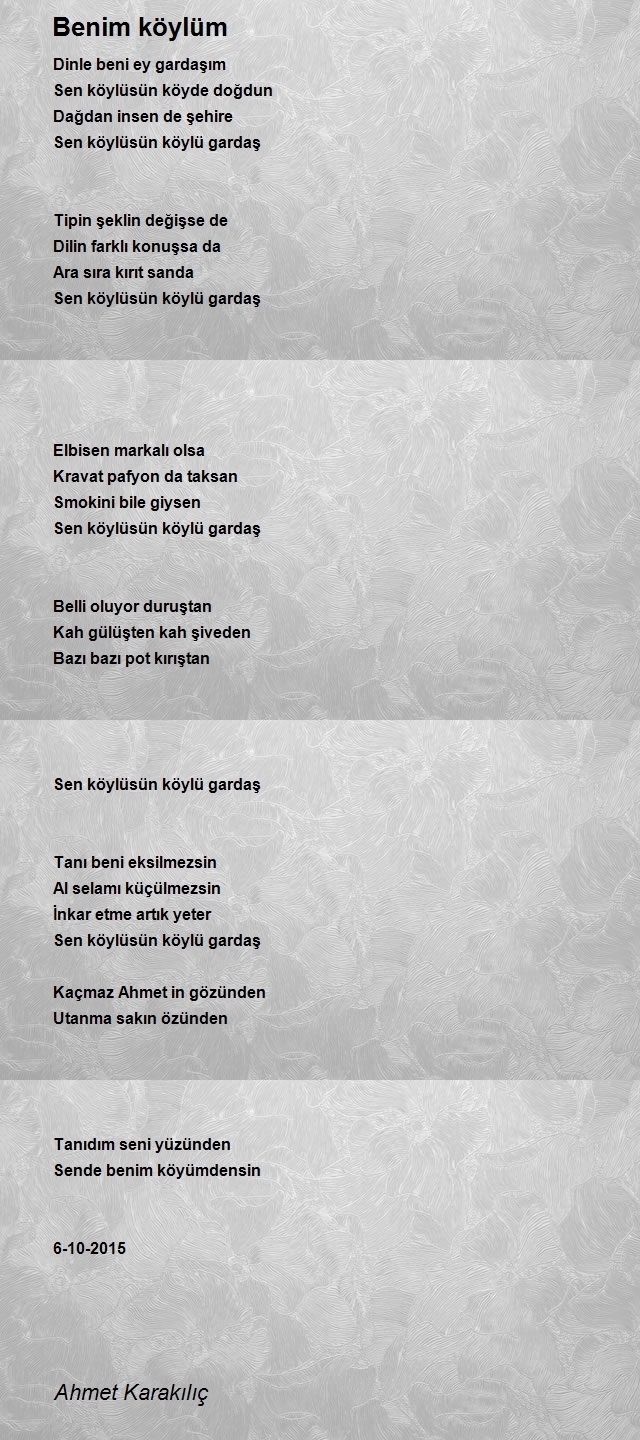 Ahmet Karakılıç