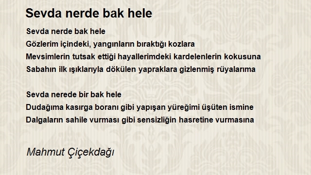 Mahmut Çiçekdağı