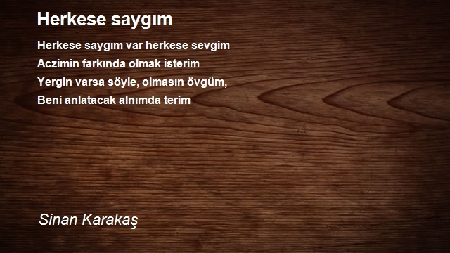 Sinan Karakaş