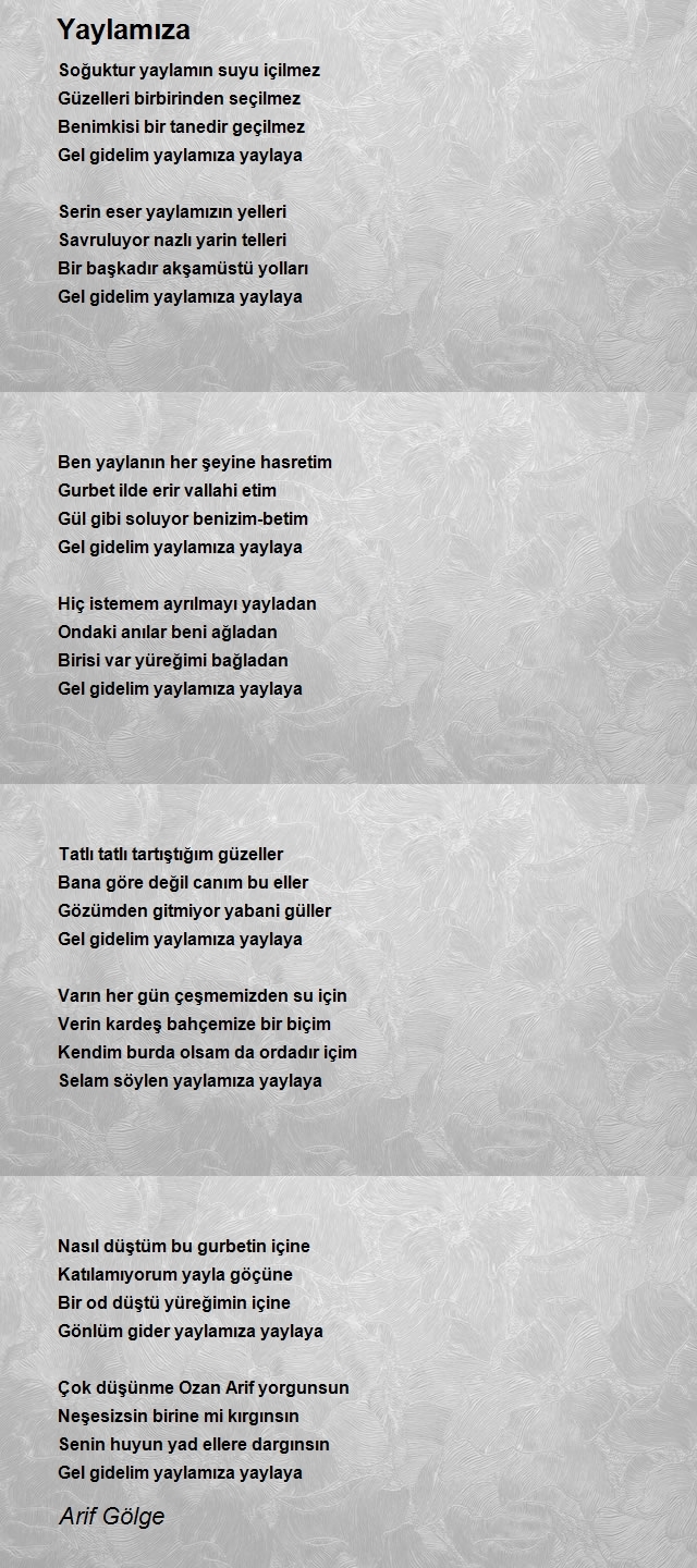 Arif Gölge