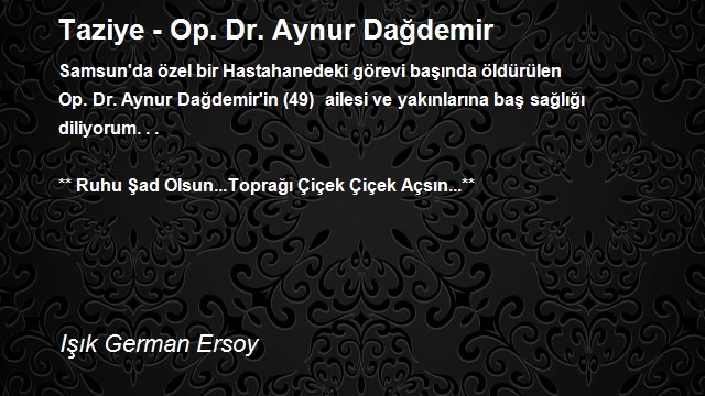Işık German Ersoy 