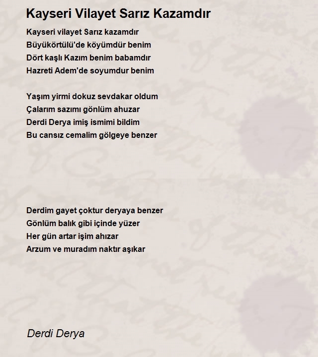 Derdi Derya