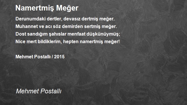 Mehmet Postallı