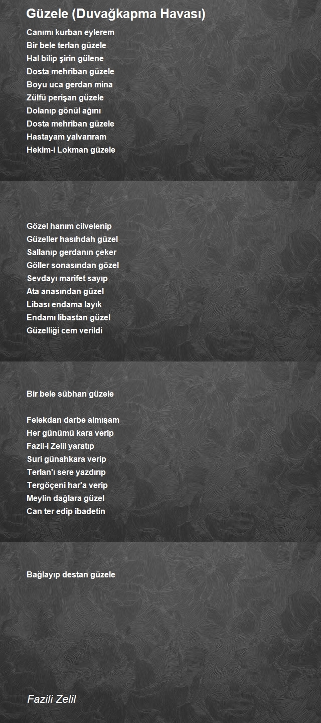 Fazili Zelil