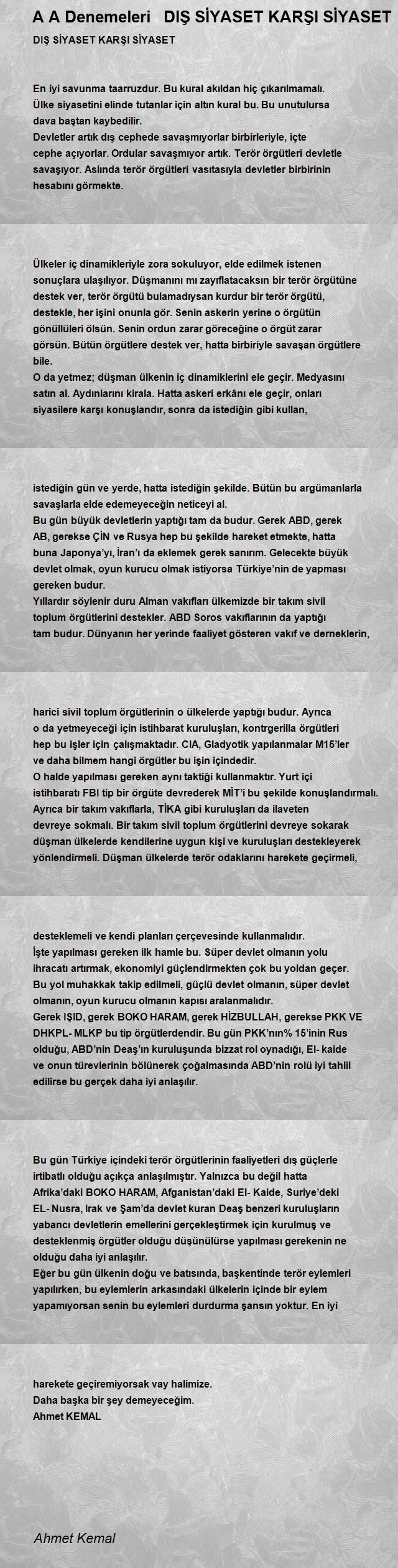 Ahmet Kemal