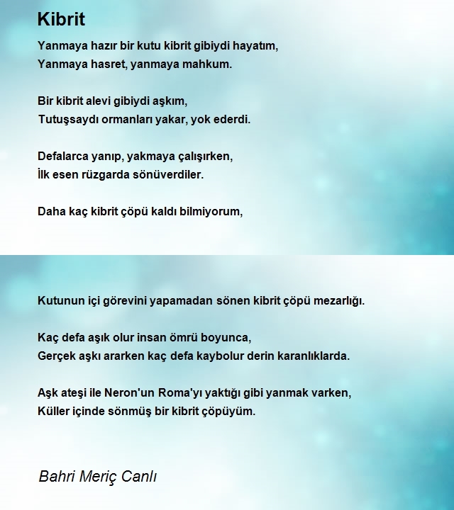 Bahri Meriç Canlı