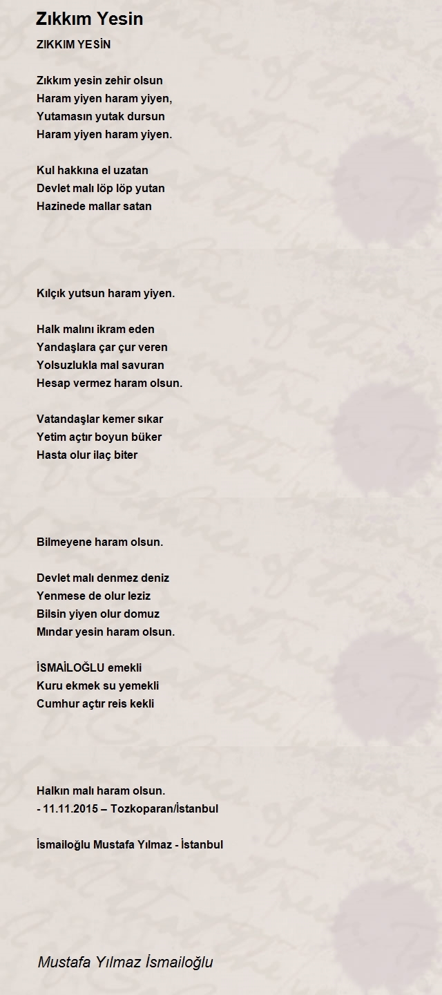 Mustafa Yılmaz İsmailoğlu