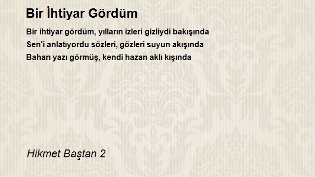 Hikmet Baştan 2