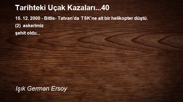 Işık German Ersoy