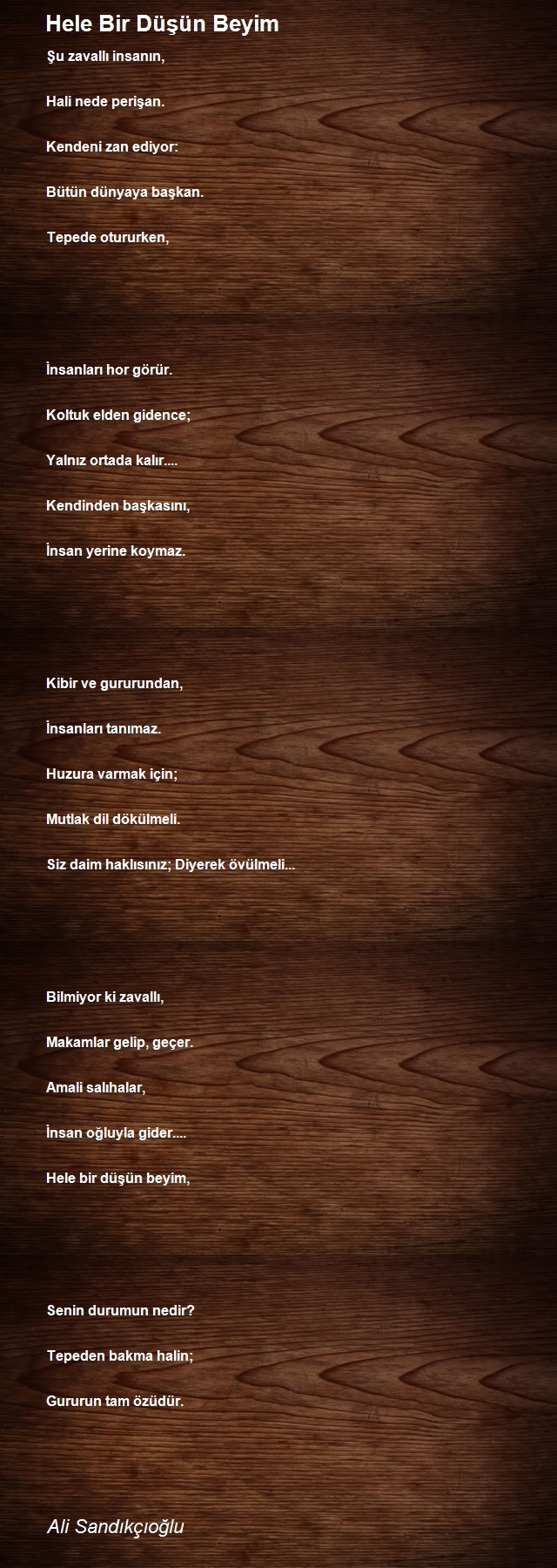Ali Sandıkçıoğlu