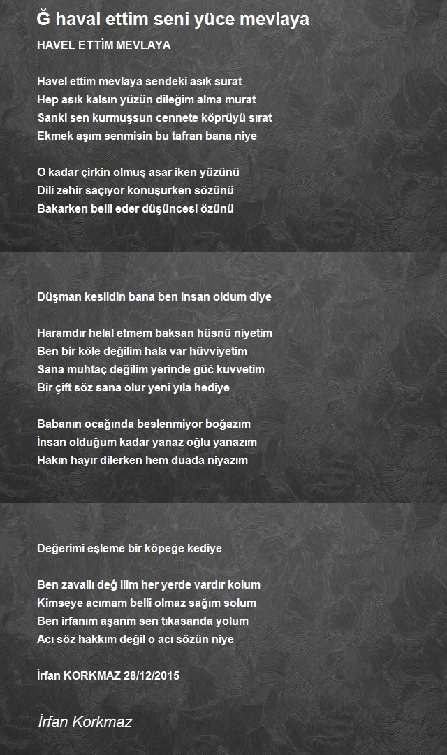 İrfan Korkmaz