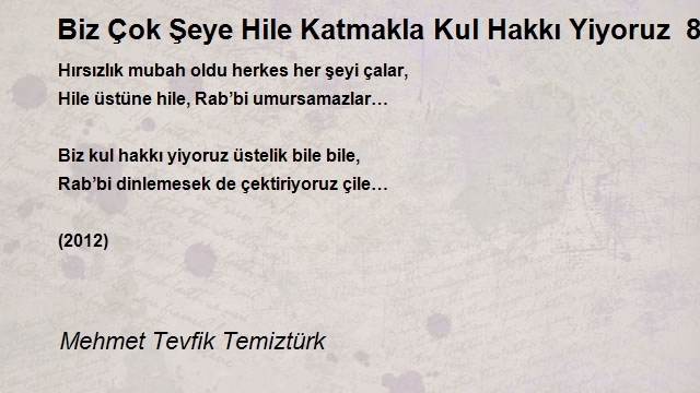 Mehmet Tevfik Temiztürk
