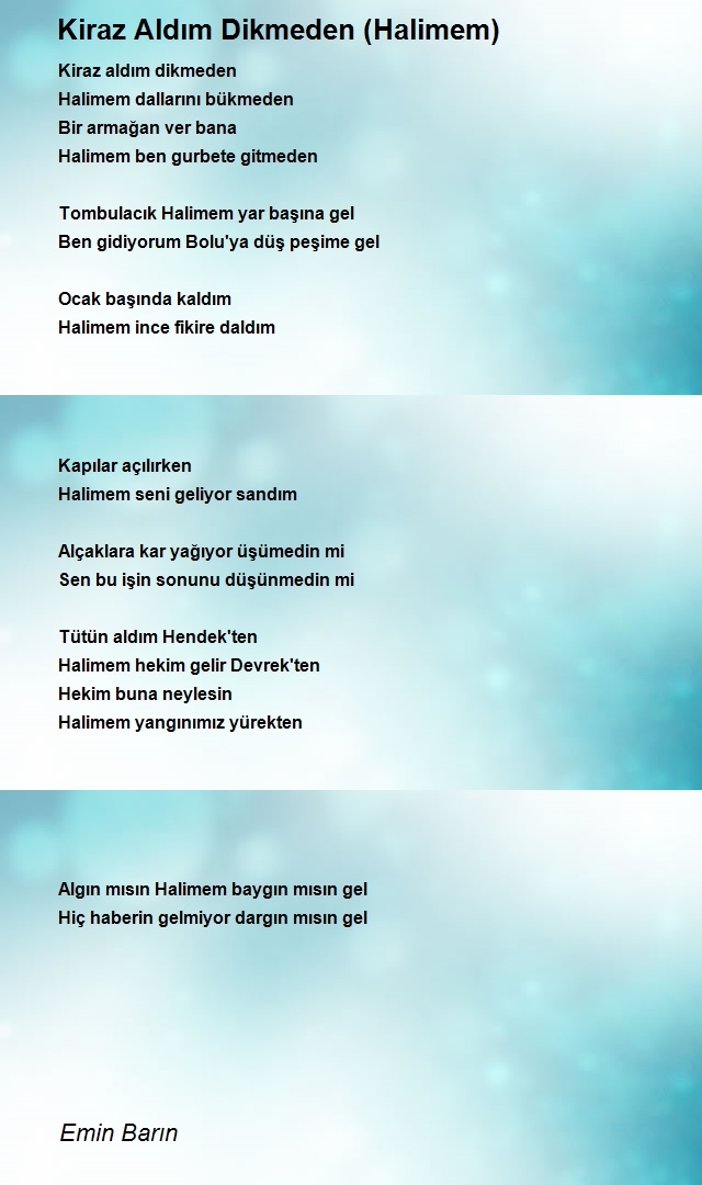 Emin Barın