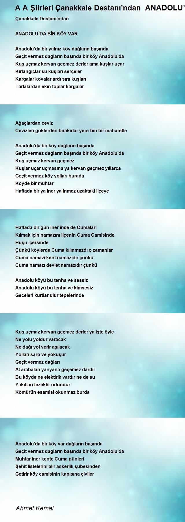 Ahmet Kemal