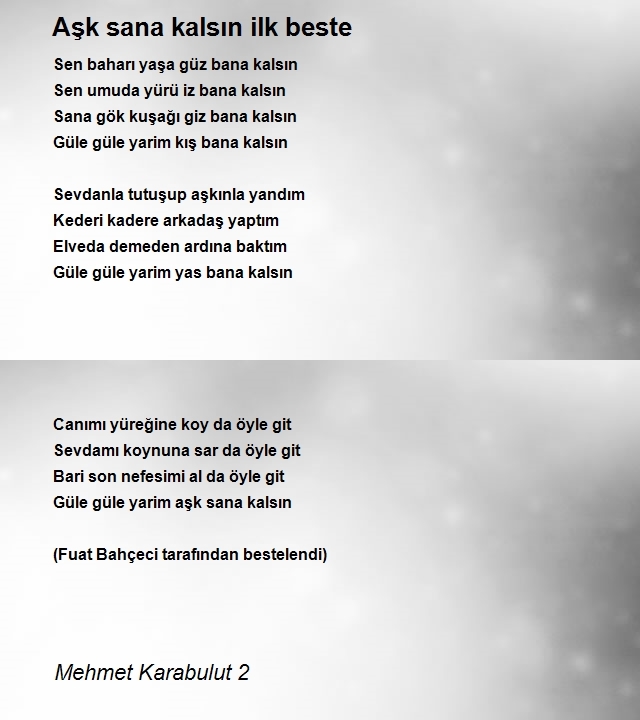 Mehmet Karabulut 2