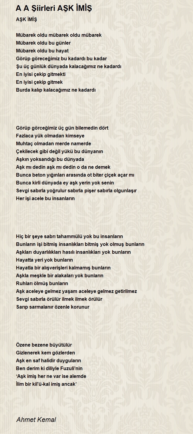 Ahmet Kemal