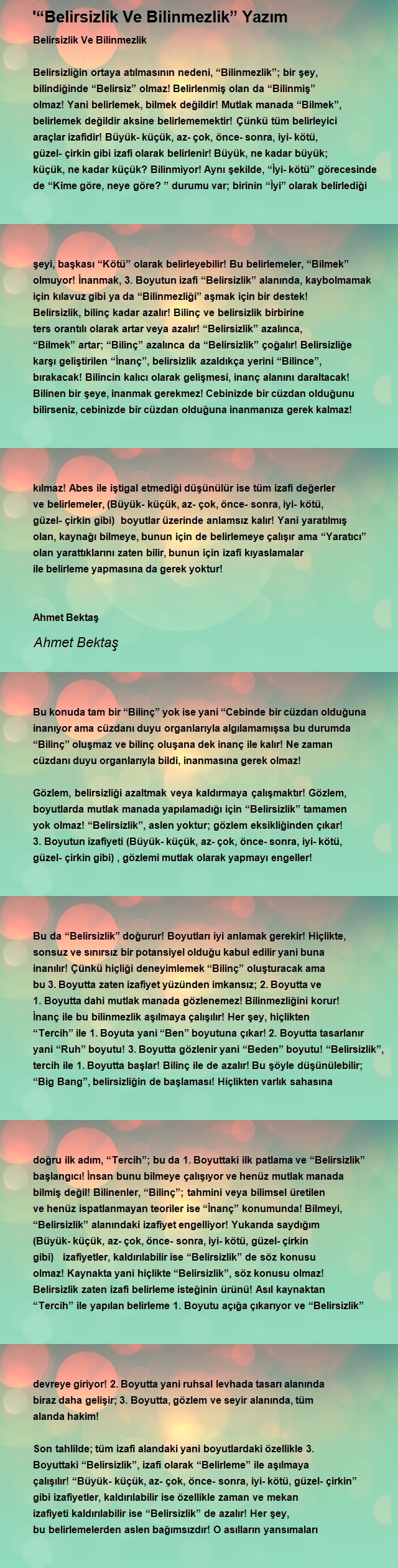 Ahmet Bektaş