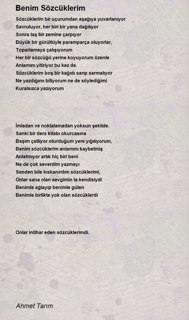Ahmet Tarım