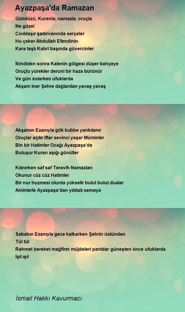 İsmail Hakkı Kavurmacı