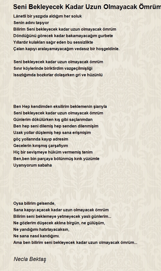 Necla Bektaş