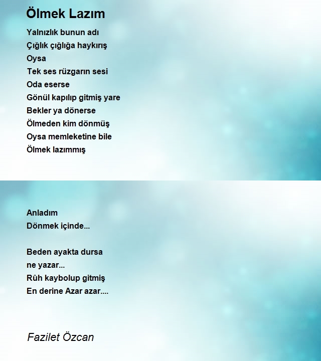 Fazilet Özcan