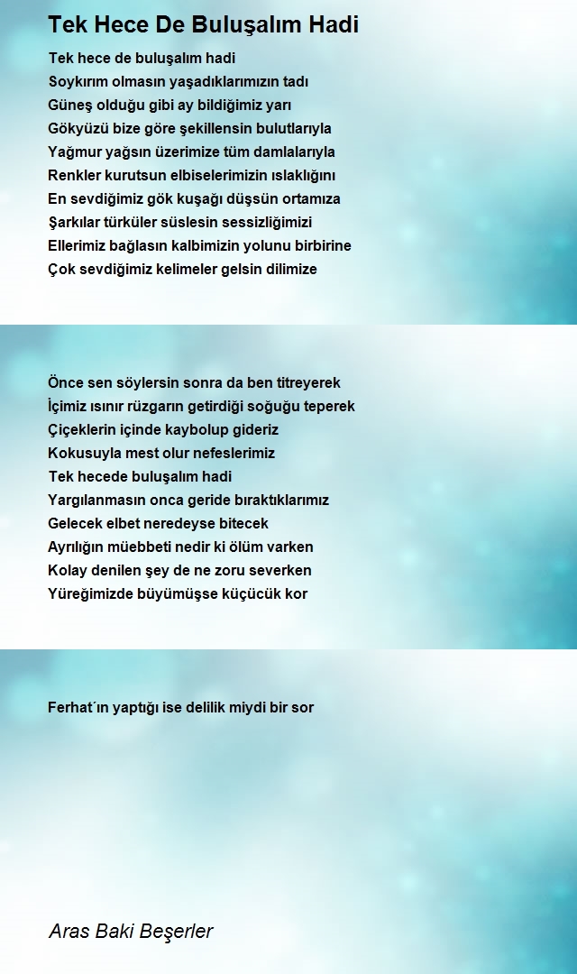 Aras Baki Beşerler