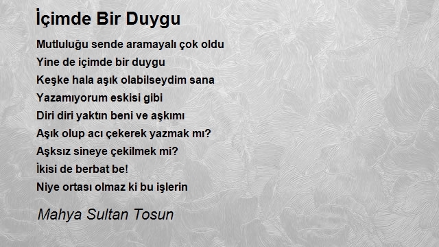 Mahya Sultan Tosun