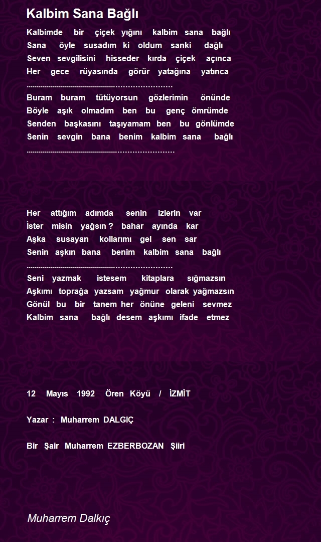 Muharrem Dalkıç