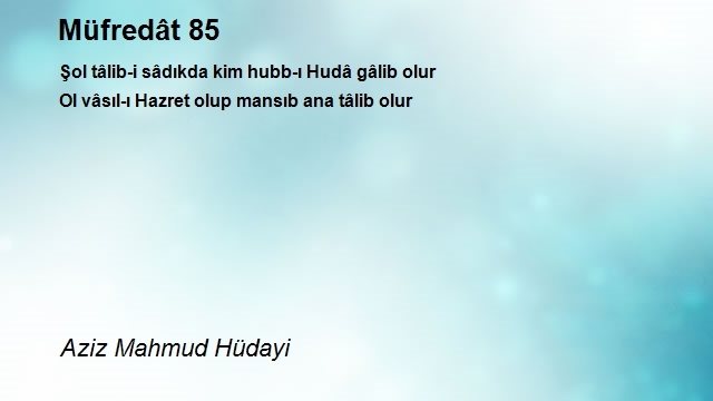 Aziz Mahmud Hüdayi