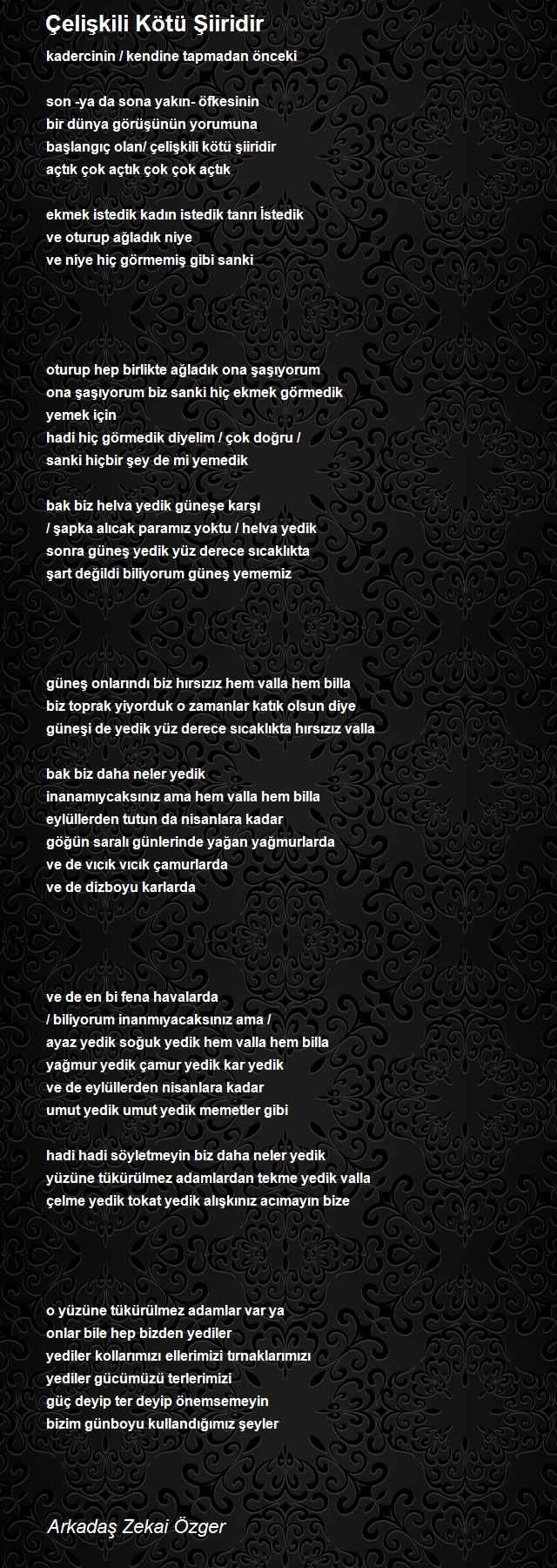 Arkadaş Zekai Özger