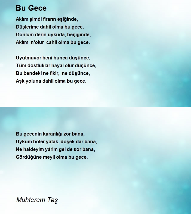 Muhterem Taş