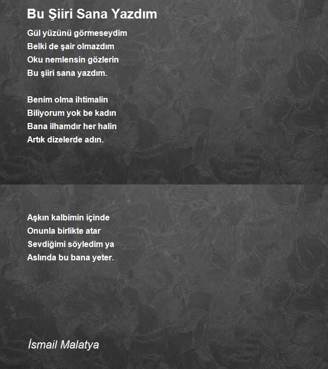 İsmail Malatya