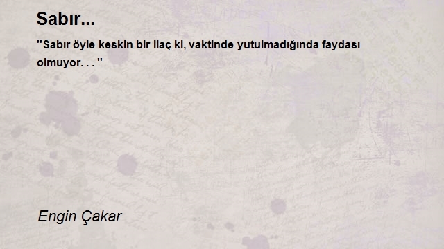 Engin Çakar