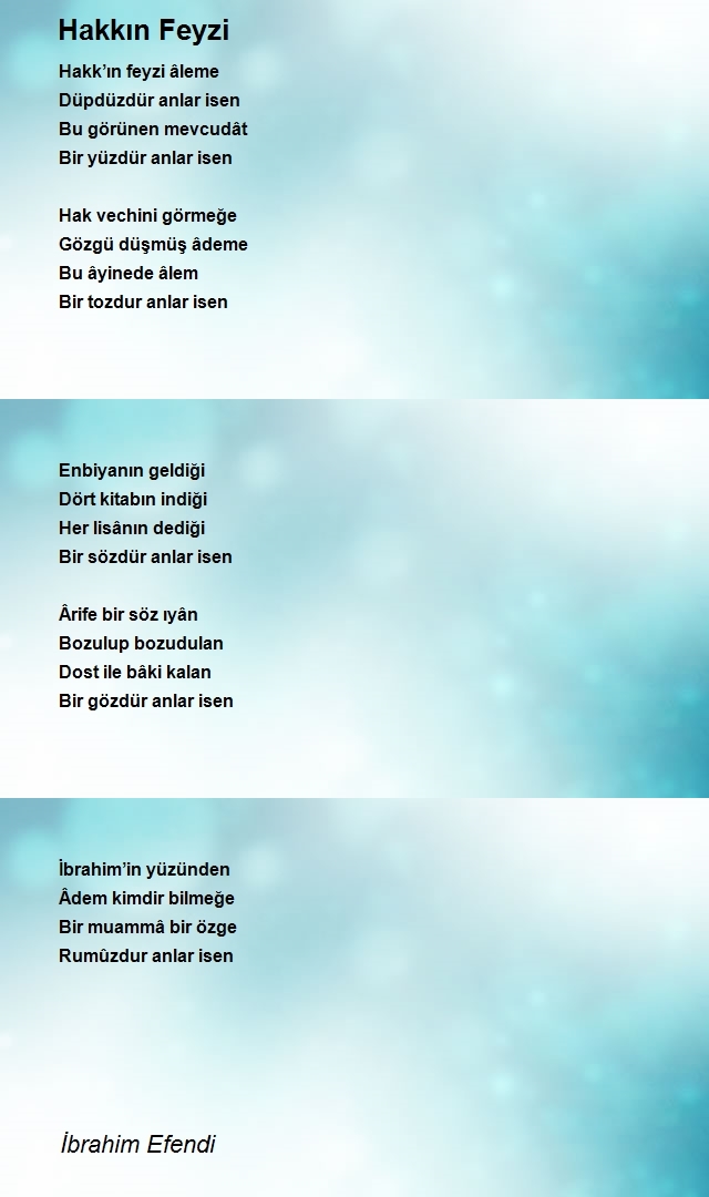 İbrahim Efendi