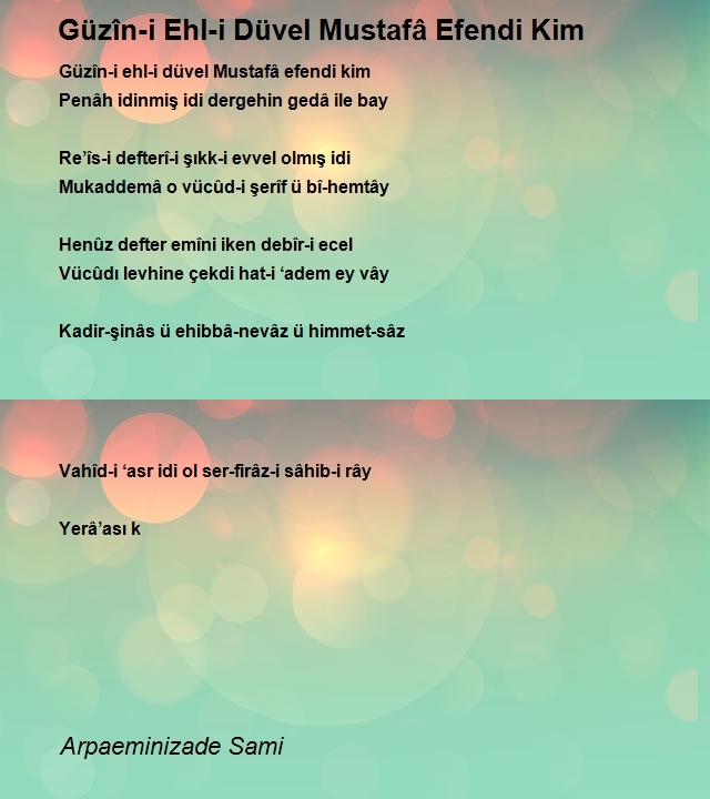 Arpaeminizade Sami