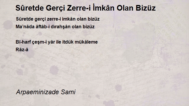 Arpaeminizade Sami