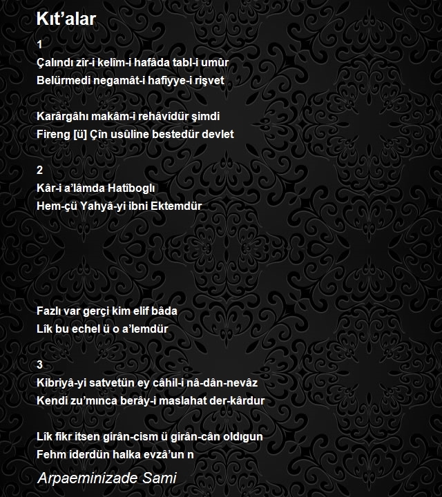 Arpaeminizade Sami