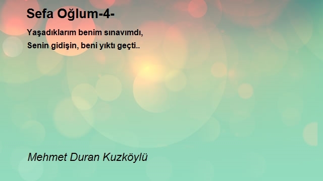Mehmet Duran Kuzköylü