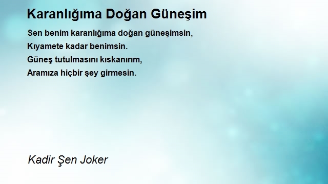 Kadir Şen Joker