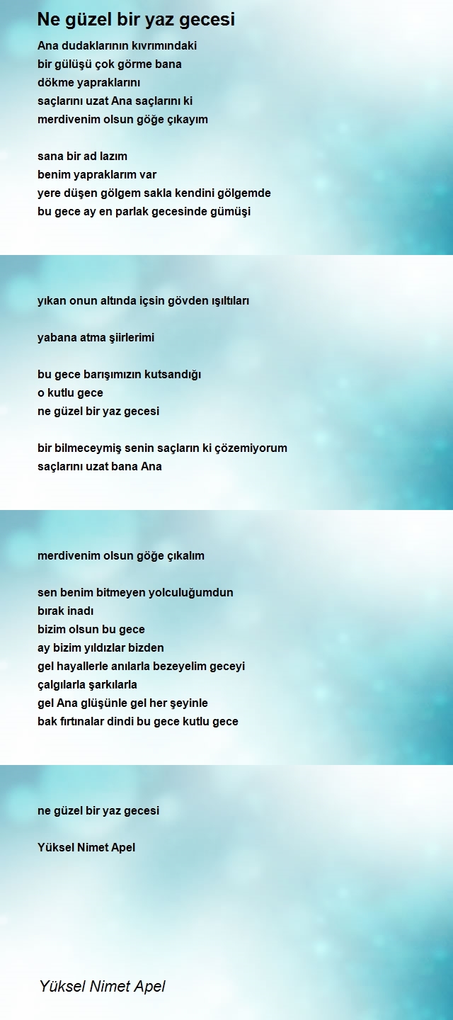 Yüksel Nimet Apel